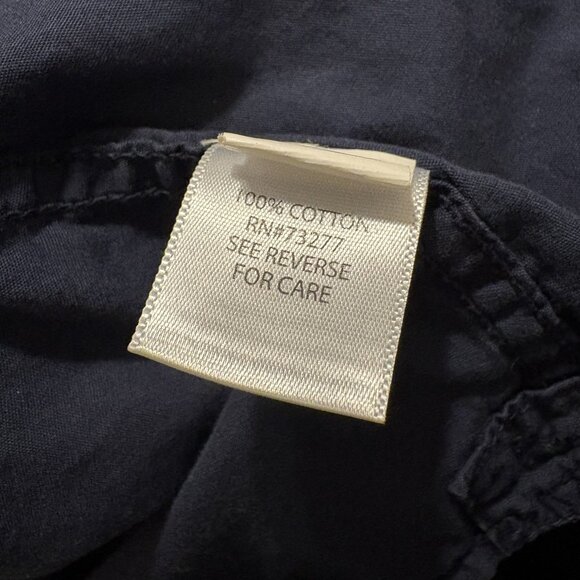 Sonoma Goods for Life Navy Short Sleeve Button-Down Shirt Men's Size L - Picture 4 of 4